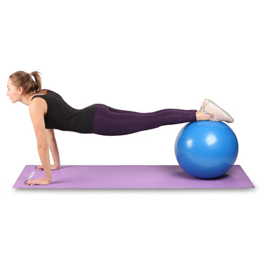 Balle De Gymnastique/Massage “2 En 1” Anti-Éclatement + Pompe INDIGO