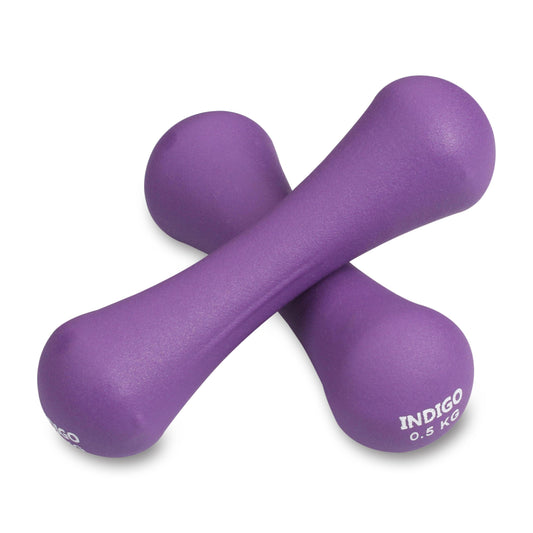 Mancuernas de Neopreno INDIGO Violeta