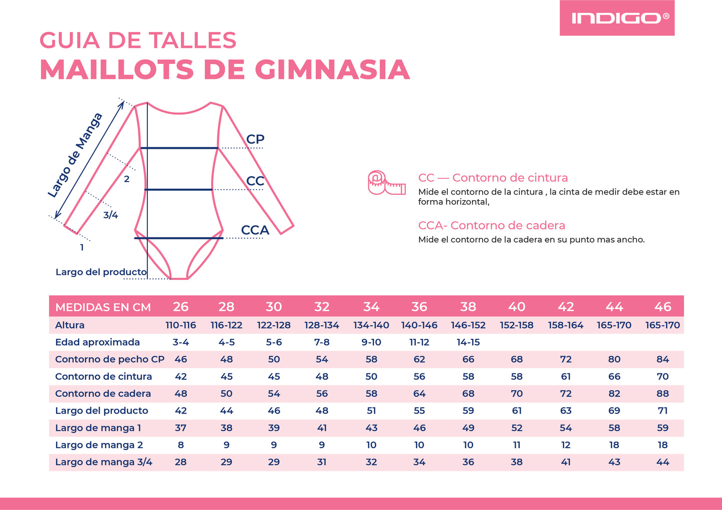 Maillot de Manga Corta INDIGO Blanco