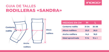 Rodilleras de Gimnasia y Baile Largas y Reforzadas SANDRA INDIGO