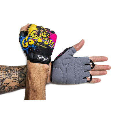 Cycling Gloves Men GO Indigo