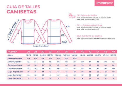 Gymnastics T-Shirt Short Sleeve INDIGO Black