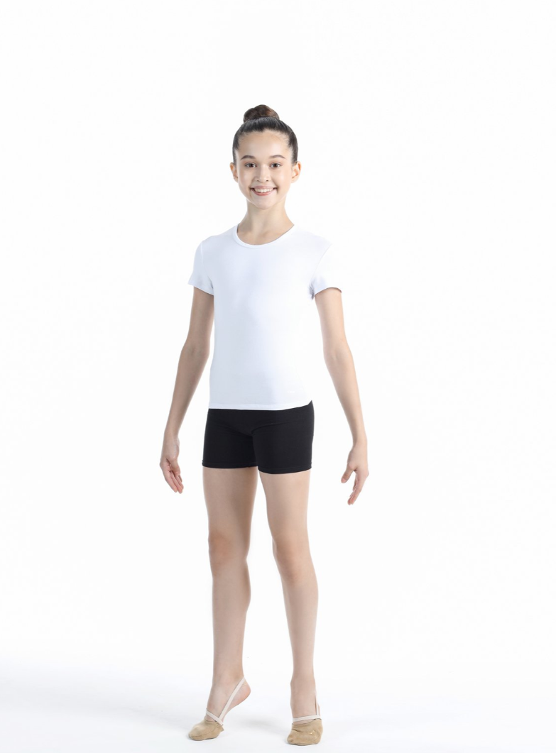 Camiseta Mangas Cortas de Algodón SOLO Blanco