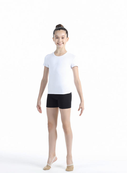 Camiseta Mangas Cortas de Algodón SOLO Blanco