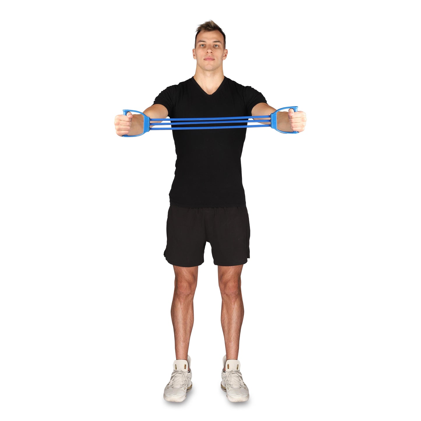 Expansor de Pecho y Hombros con 3 Bandas LATEX INDIGO