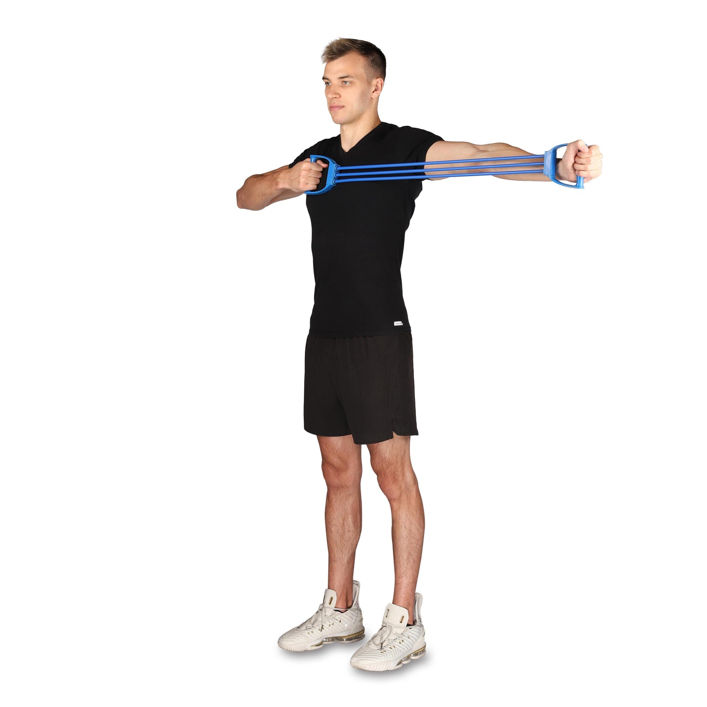 Expansor de Pecho y Hombros con 3 Bandas LATEX INDIGO