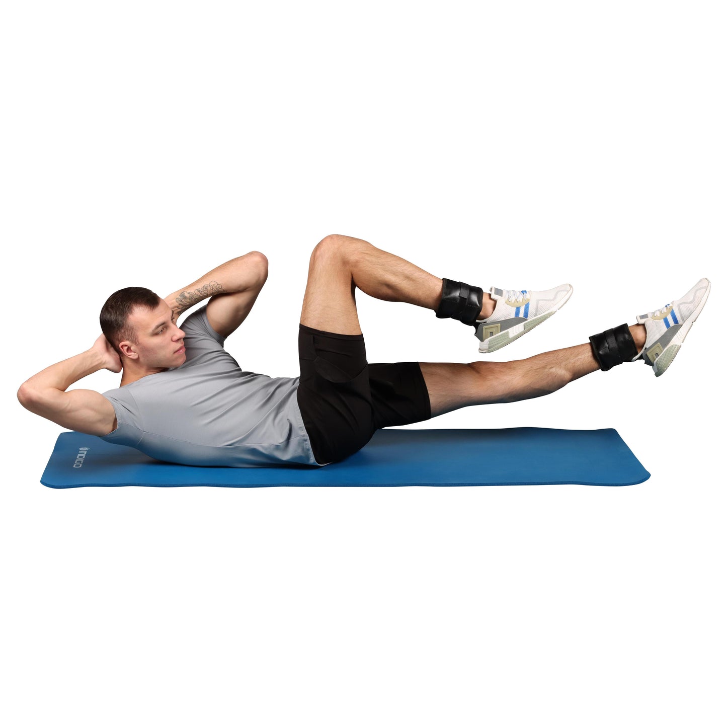 Halteres Pesos de Couro Artificial PRO INDIGO Preto