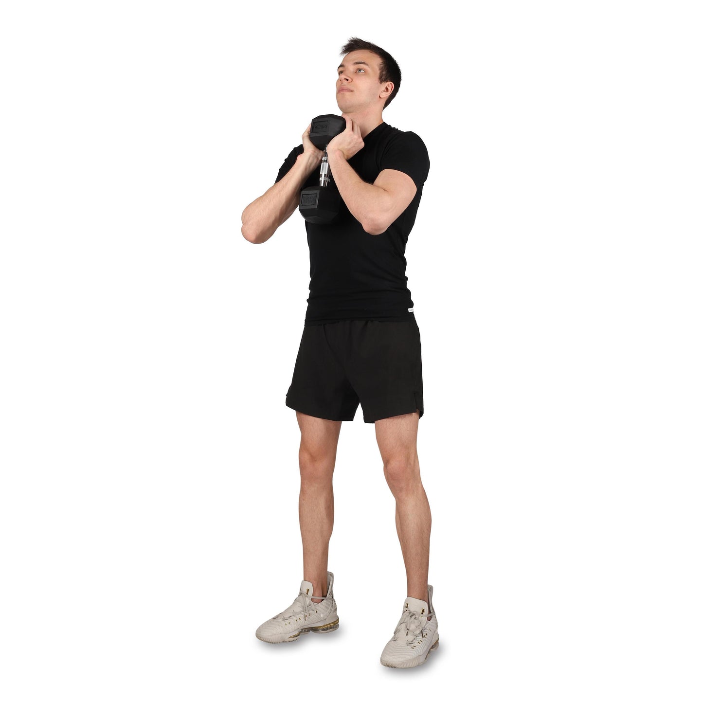 Mancuernas Hexagonales Hierro Fundido INDIGO Negro