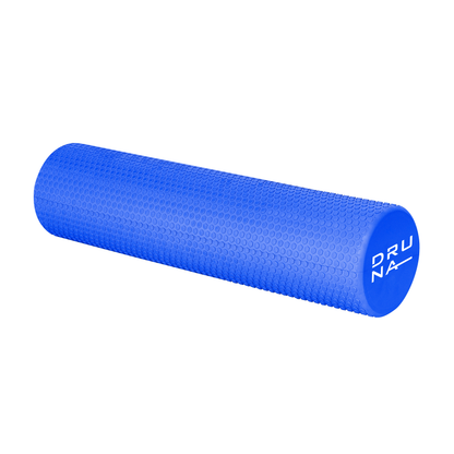 Rolo de Espuma Faom Roller Para Massagem Muscular, Yoga e Fitness INDIGO 60*15 cm
