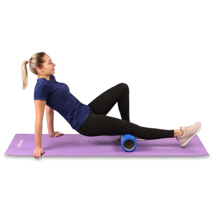 Rouleau En Mousse Rond Pour Massages Musculaires Et Yoga PVC INDIGO Multicolore 33*14 cm
