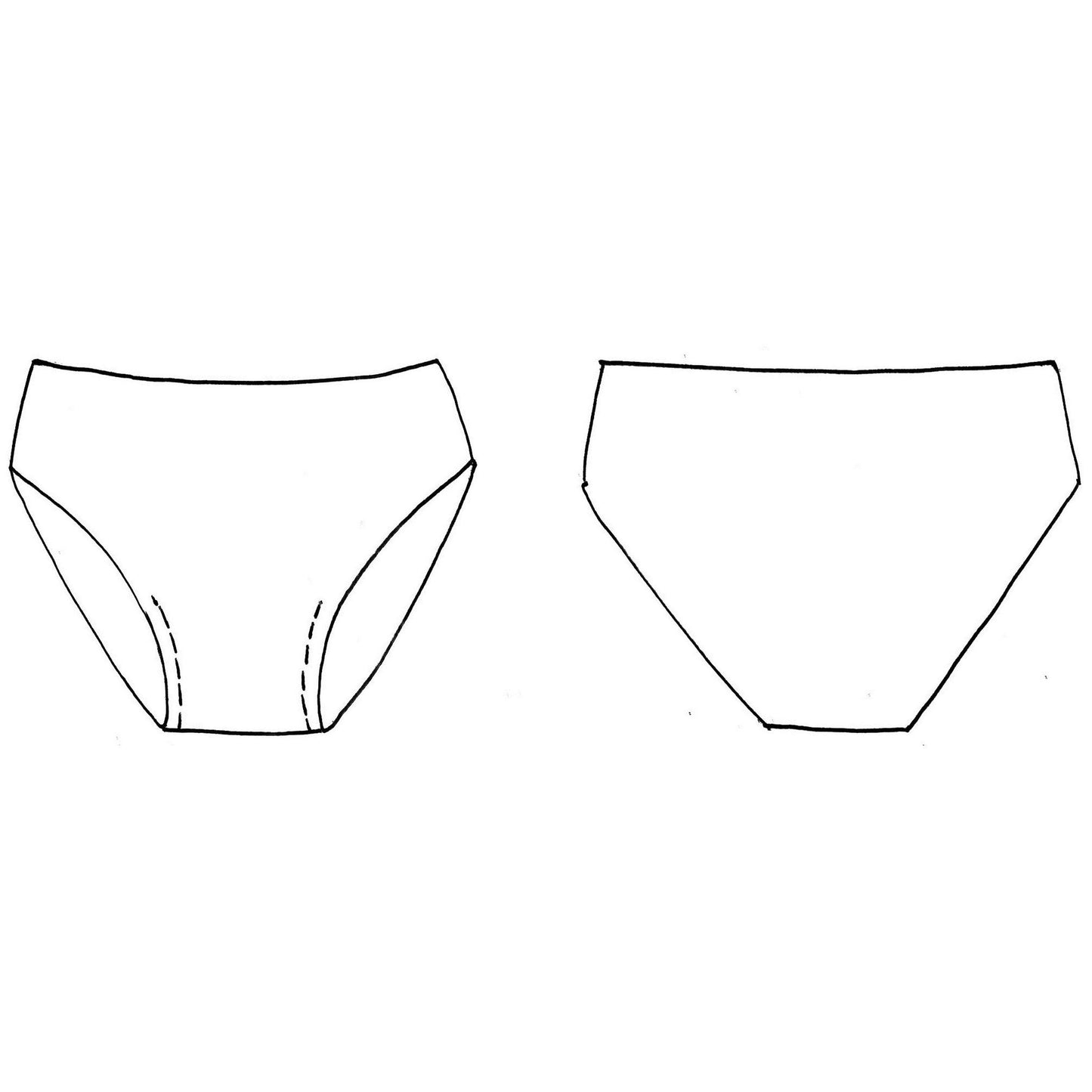 Culotte De Gymnastique Invisible Sans Couture INDIGO Beige