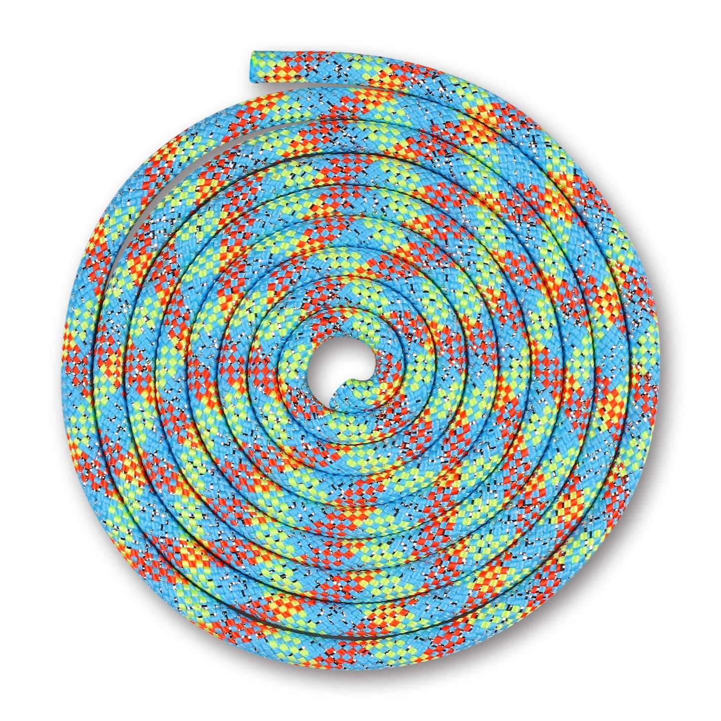 Weighted Rhythmic Gymnastics Rope 150 g with Lurex Indigo 2.5 m