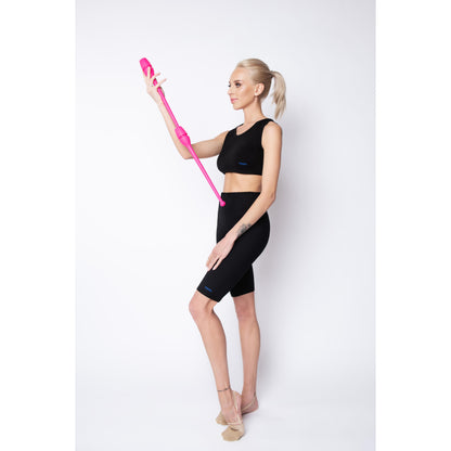 Mazas Engazables de TPE HAYA INDIGO 36 cm se traduit en français par : Massues Enclenchables TPE Indigo Haya 36 cm.