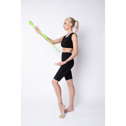 Mazas Engazables de TPE HAYA INDIGO 36 cm se traduit en français par : Massues Enclenchables TPE Indigo Haya 36 cm.