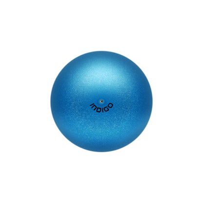 Pelota Metalizada + Glitter 400 g INDIGO 19 cm