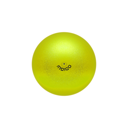 Pelota Metalizada + Glitter 400 g INDIGO 19 cm