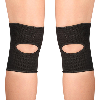 Elastic Knee Pads with Cushion for Children INDIGO