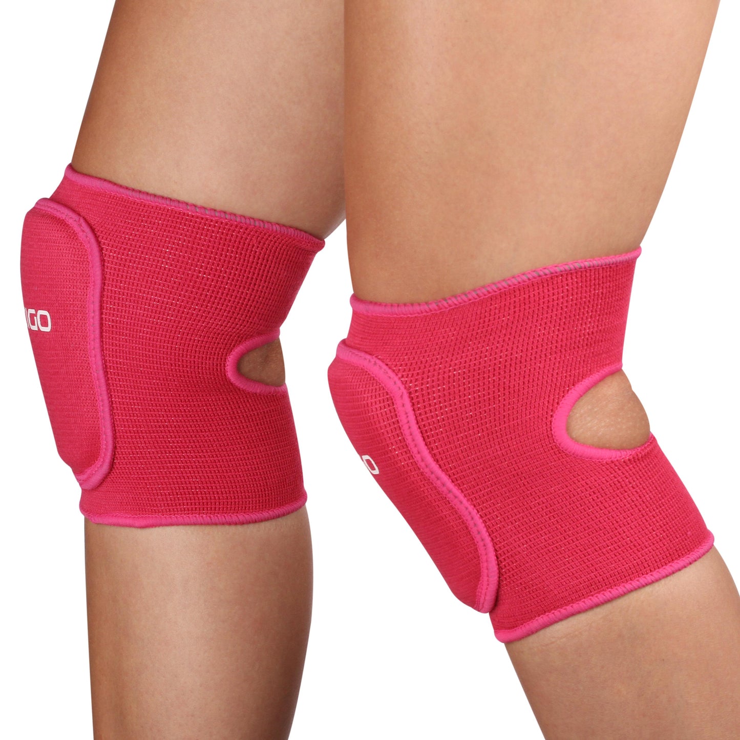 Elastic Knee Pads with Cushion for Children INDIGO