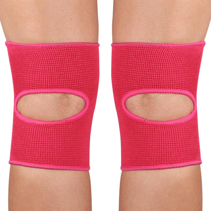 Elastic Knee Pads with Cushion for Children INDIGO