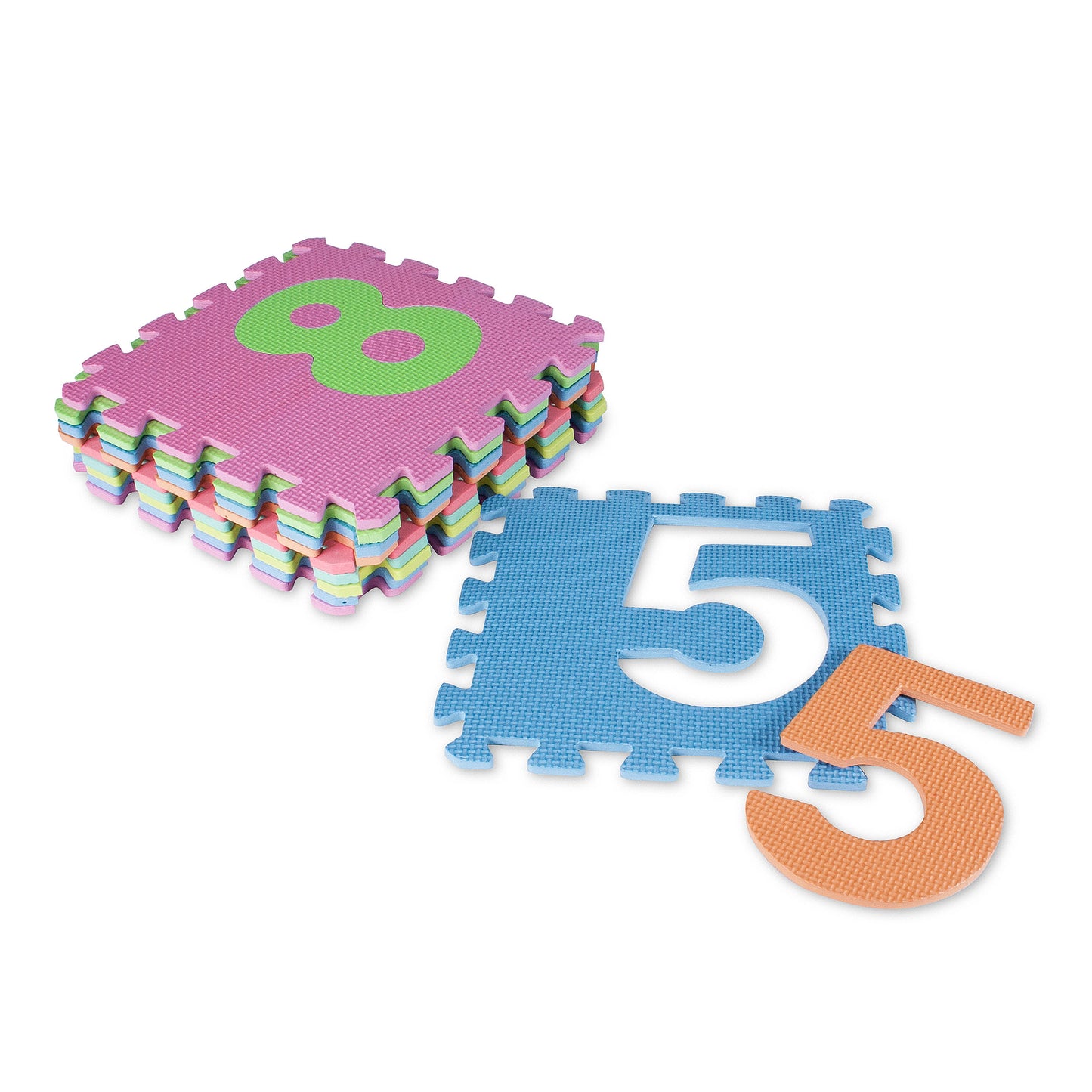 Tapis De Fitness Et Exercices Gymnastique Puzzle INDIGO Numéros 9 Unités Multicolore