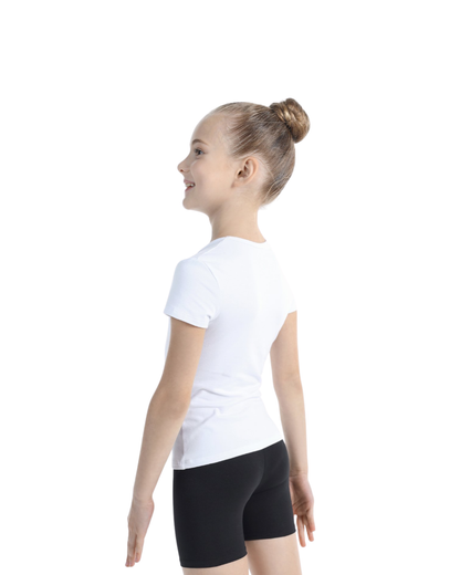 Camiseta Mangas Cortas de Algodón SOLO Blanco