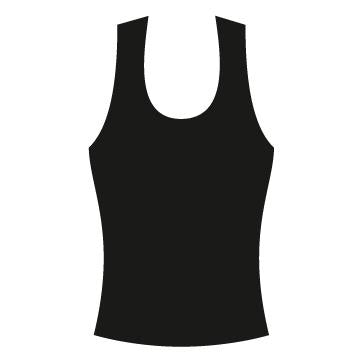 Camiseta Sin Mangas de Algodón SOLO Negro