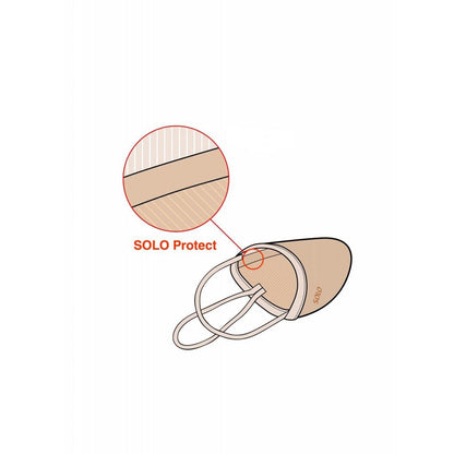 Punteras con Costura Sellada SOLO Beige