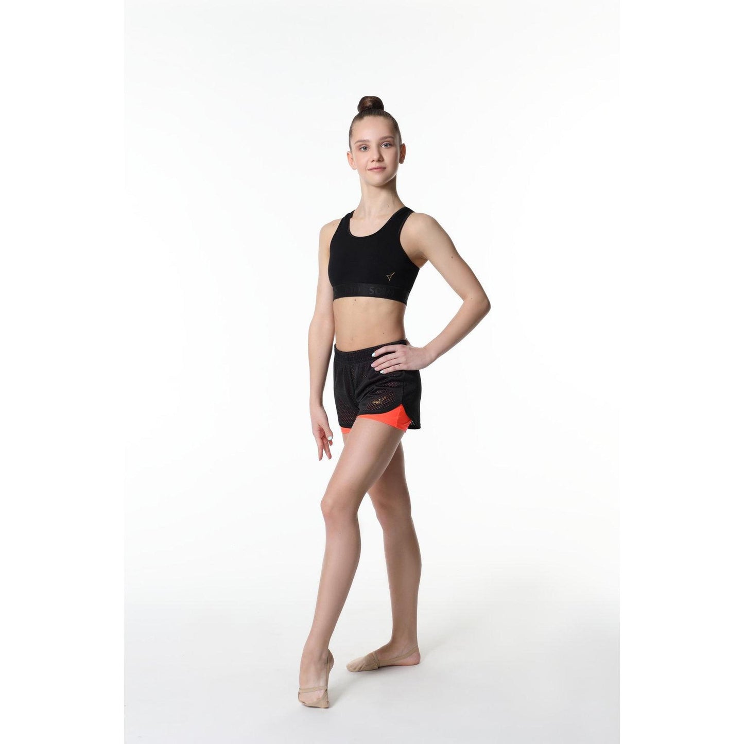 Shorts Dobles con Tela de Malla SOLO