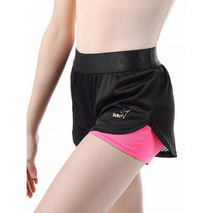 Shorts Dobles con Tela de Malla SOLO