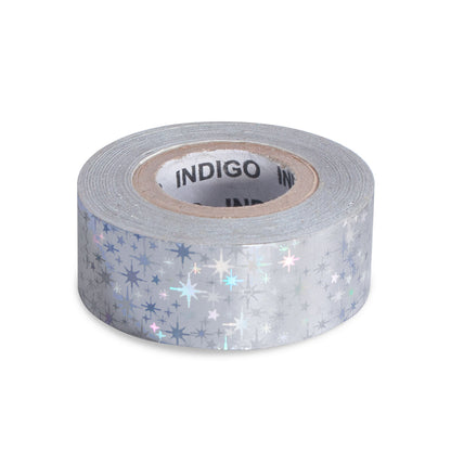 Rouleau Adhésif STARS Indigo Argent 20mm*14m