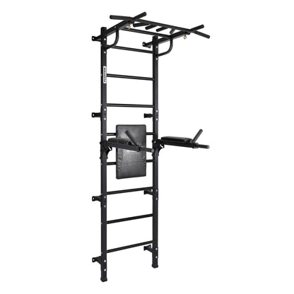 Gimnasio para Adultos de Pared con Espaldera, Barra de Dips Plegables hasta 250 kg GRAND 224*79*58 cm