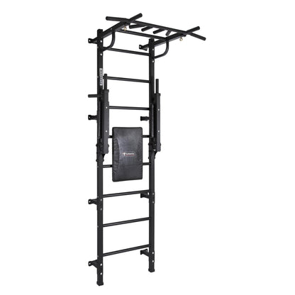 Gimnasio para Adultos de Pared con Espaldera, Barra de Dips Plegables hasta 250 kg GRAND 224*79*58 cm