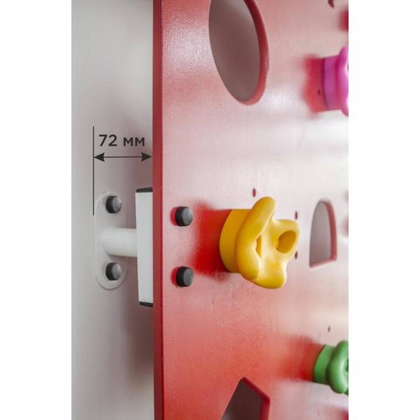 Mur d'Escalade 10 Prises avec Trous ELBRUS Orange 50*200 cm