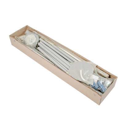 Gimnasio Infantil de Pared con Espaldera, Anillas, Bungee y Columpio VAINILLA 217*64*58 cm