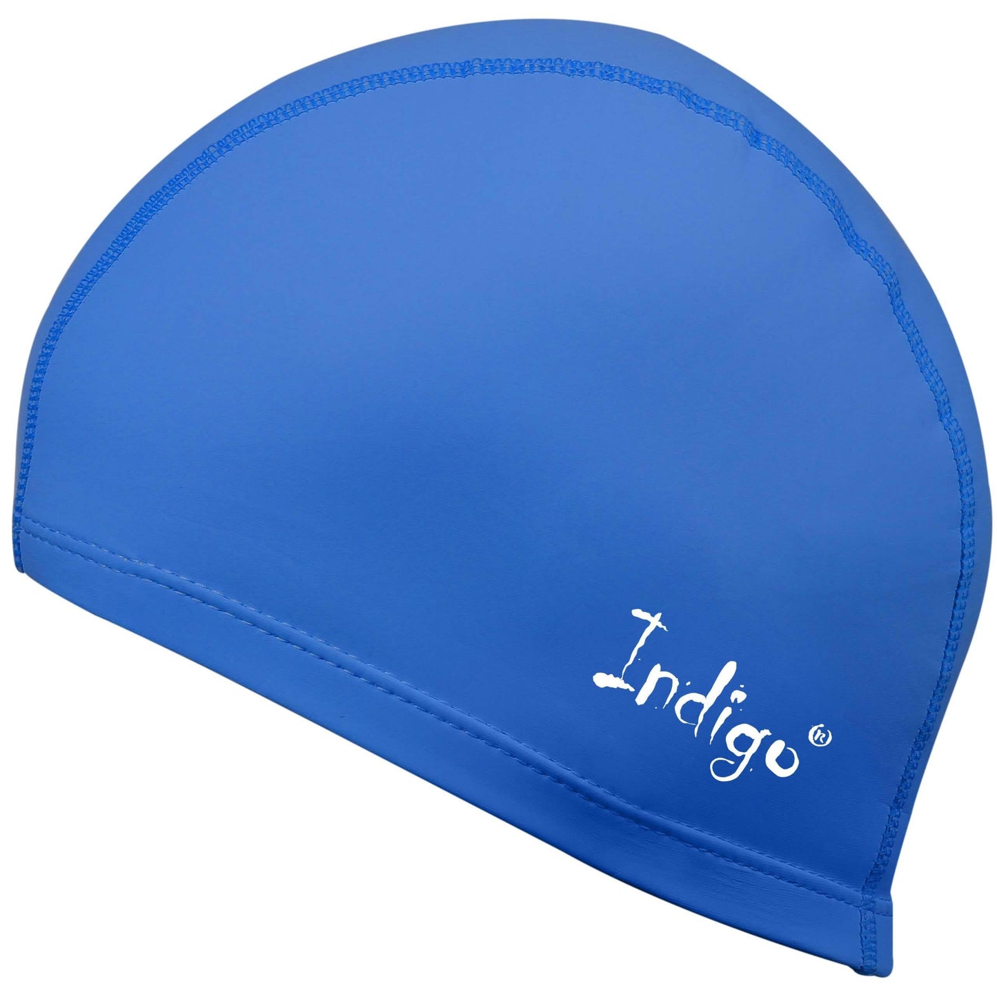 Swimming Cap Rubberized Fabric with PU INDIGO